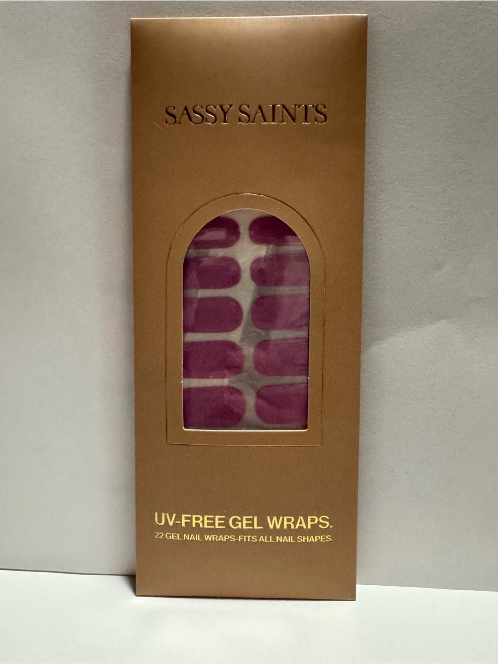 Sassy Saints UV-Free Gel Nail Wraps-Lilac Logic